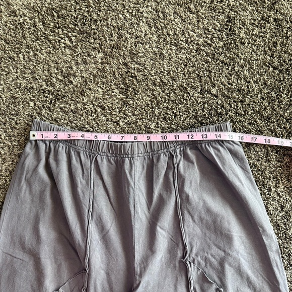 Cynthia Ashby 100% cotton cropped pants, grey, Large, EUC - Picture 7 of 14